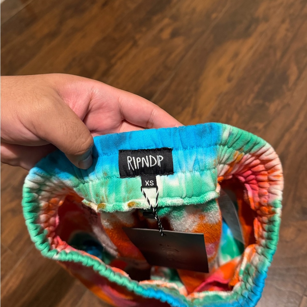Ripndip men’s rainbow x dye OG prism sweatshorts size XS - Picture 5 of 6